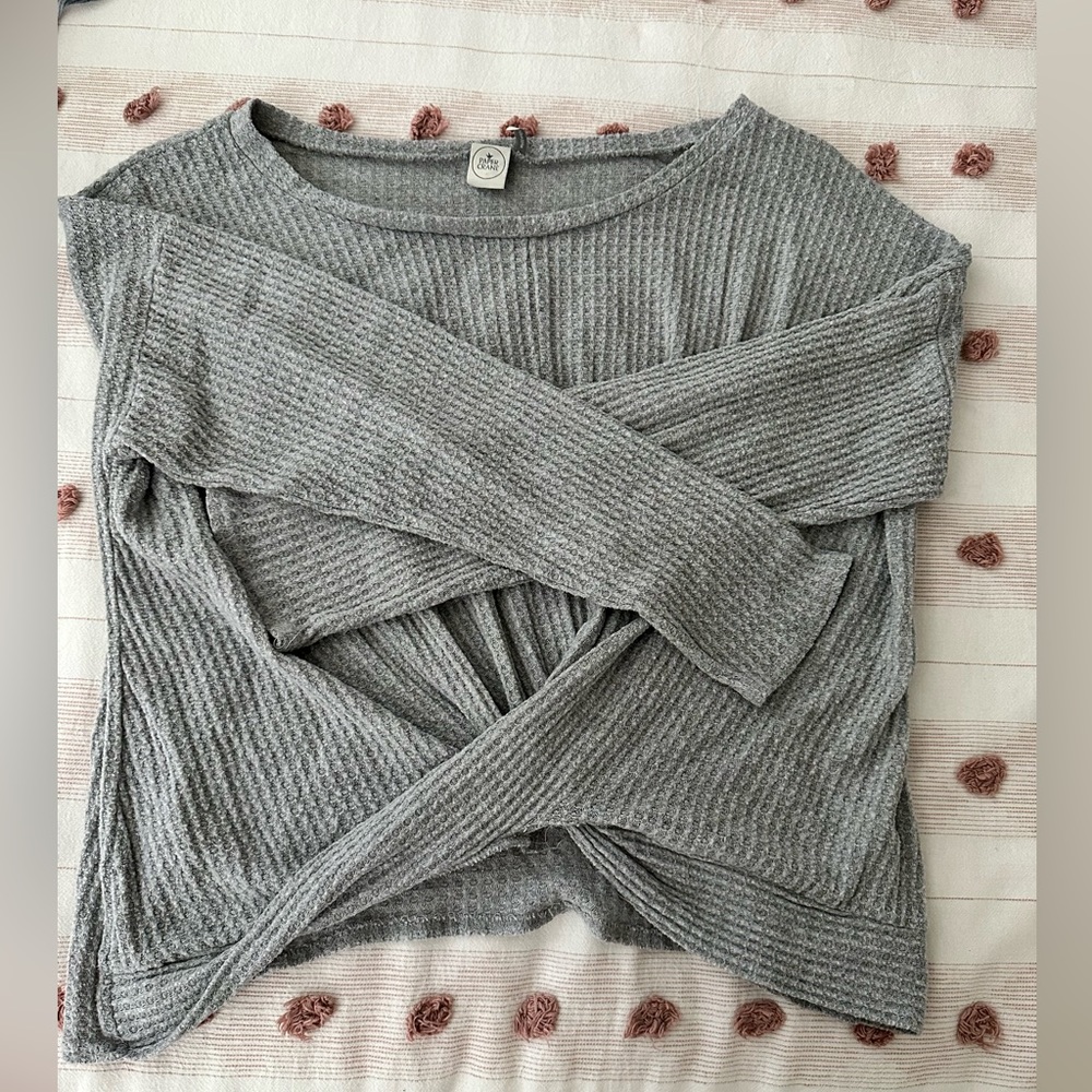 Paper Crane Knot Top